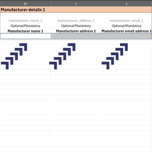 dodanie informacji o producencie przez Excel w eMAG Marketplace - poradnik harta.agency