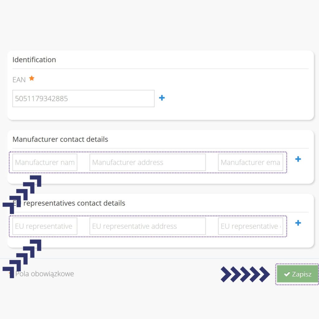 adăugarea manuală a datelor producătorului în eMAG Marketplace - harta.agency
