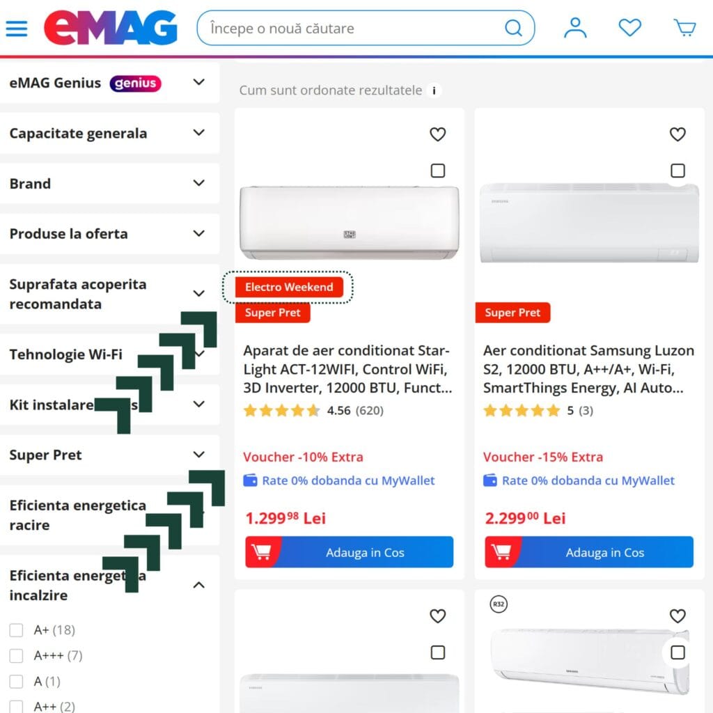 campanii eMAG Marketplace Electro Weekend agenție harta