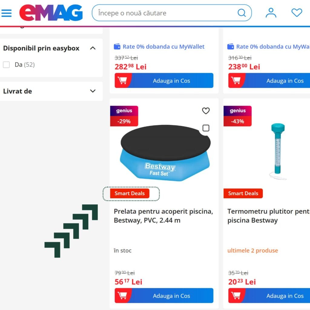 campania Smart Deals pe eMAG Marketplace - locație - harta.agency