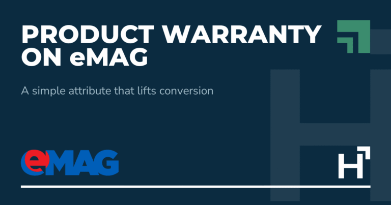 Product warranty on eMAG - HARTA.agency