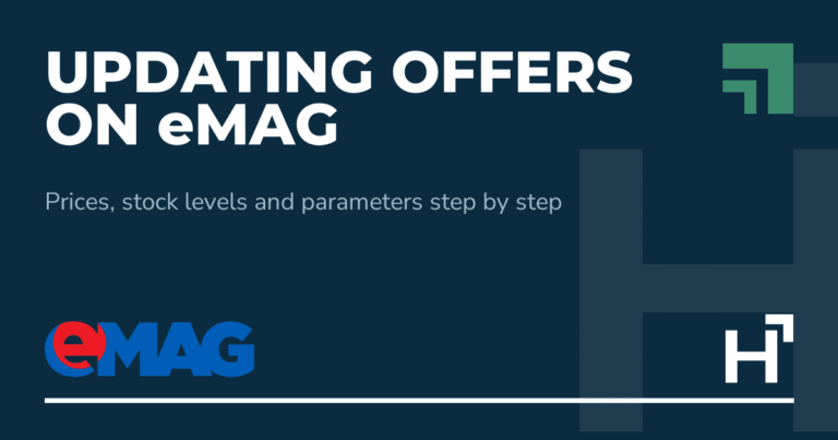 Updating offers on eMAG - HARTA.agency