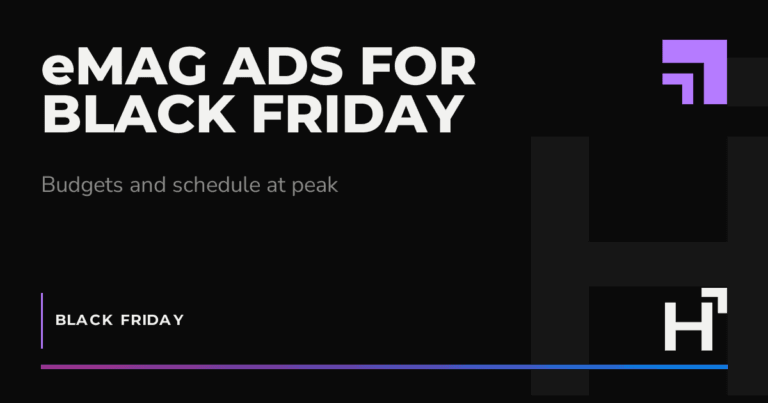 eMAG ADS for Black Friday - HARTA.agency