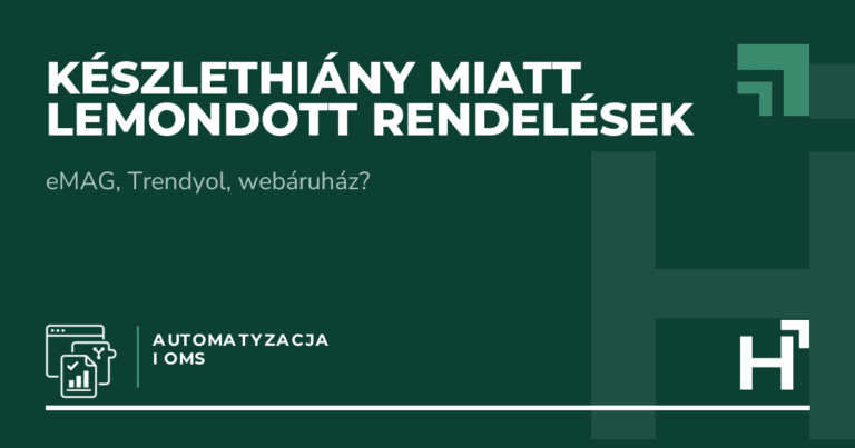 Készlethiány miatt lemondott rendelések - HARTA.agency