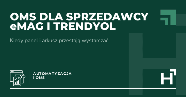 OMS dla sprzedawcy eMAG i Trendyol - HARTA.agency