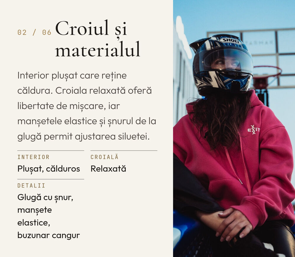 TrendyUp eMAG product page: hoodie with 3D print - 3